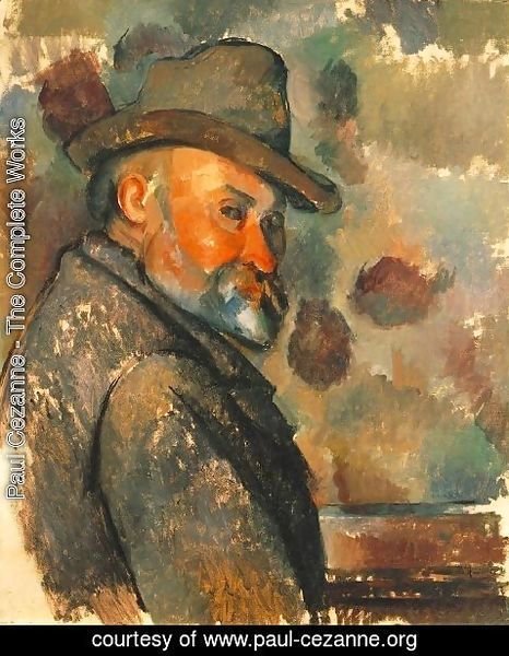 Paul Cezanne - Self-Portrait with Soft Hat