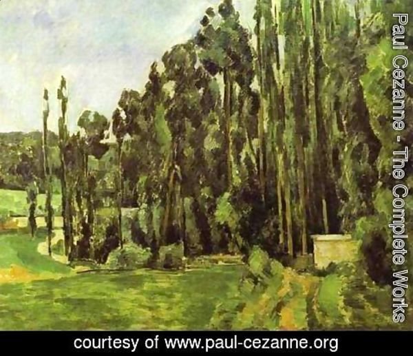 Paul Cezanne - Poplar Trees
