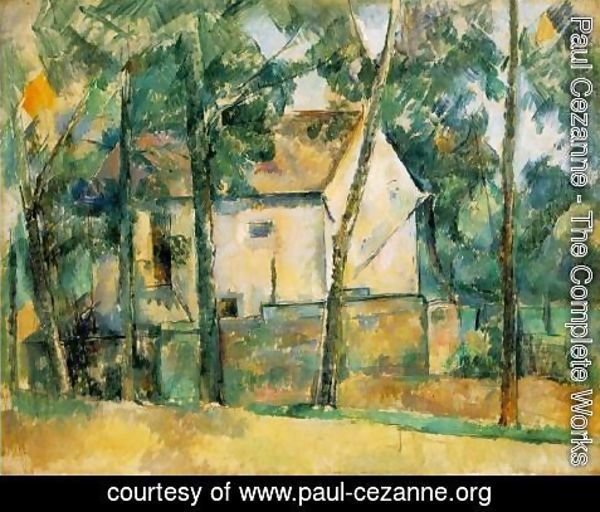 Paul Cezanne - Maison et Arbres