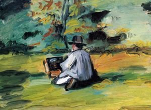 Paul Cezanne - A painter in the work