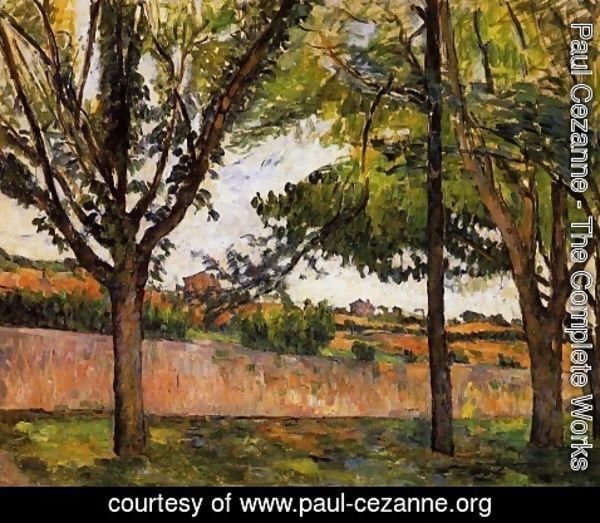 Paul Cezanne - At Jas de Bouffan