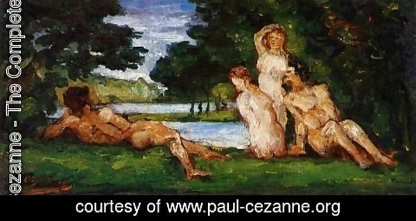 Paul Cezanne - Bathers 1