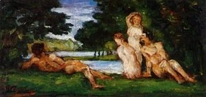 Paul Cezanne - Bathers 1
