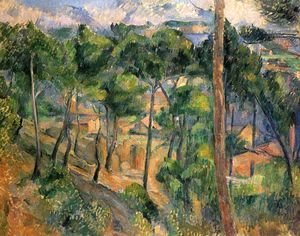 Paul Cezanne - L'Estaque, view by the Kiefern