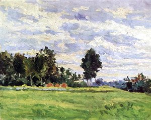Paul Cezanne - Landscape at Ille de France