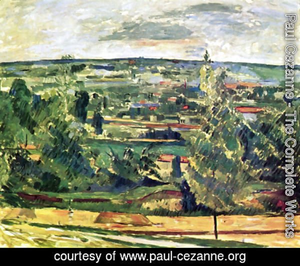 Paul Cezanne - Landscape at the Jas de Bouffan