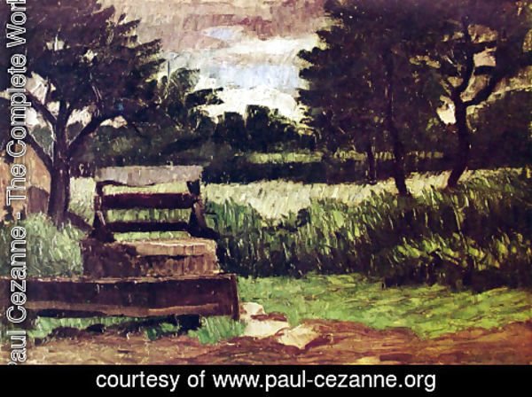 Paul Cezanne - Landscape with wells