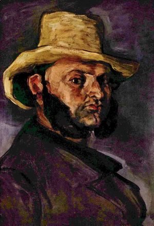 Paul Cezanne - Man with the strohhut