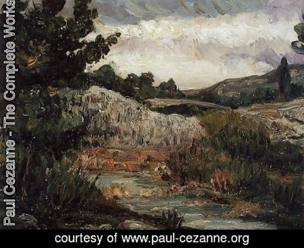 Paul Cezanne - Mont Sainte-Victoire 17