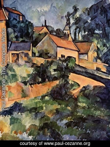 Paul Cezanne - Road curve in Montgeroult