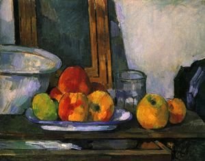 Paul Cezanne - Still life with open drawer