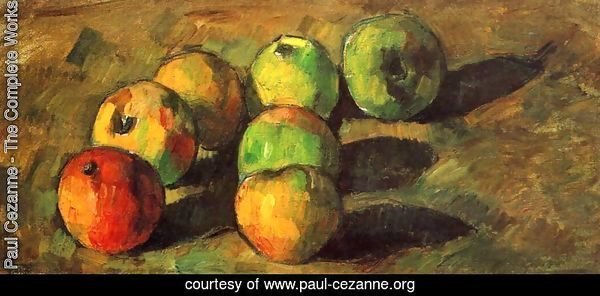 Still life with seven apples