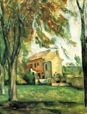 Paul Cezanne - The pond of the Jas de Bouffan at winter