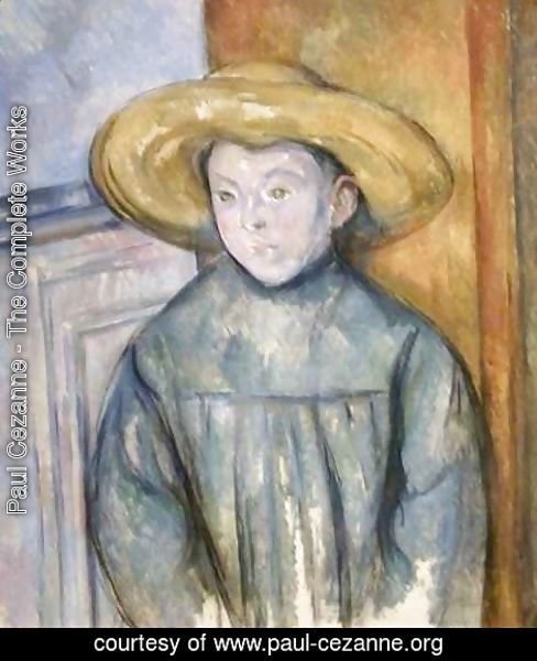 Boy with a Straw Hat