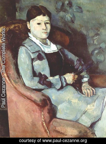 Paul Cezanne - Artist's Wife in an Armchair