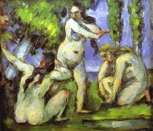 Paul Cezanne - Three Bathers 2