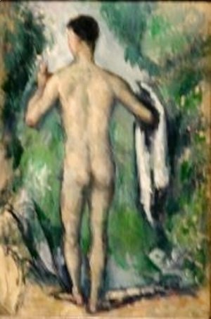 Paul Cezanne - Standing Bather Seen from the Back