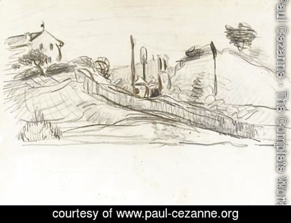Paul Cezanne - La tranchee