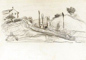 Paul Cezanne - La tranchee
