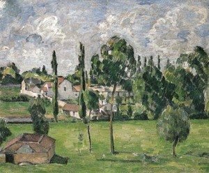 Paul Cezanne - Paysage avec conduite d'eau