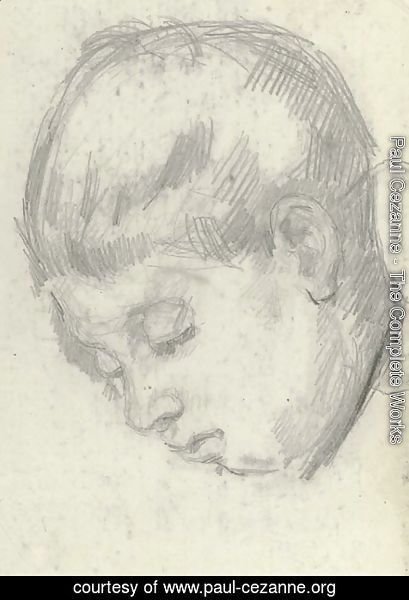 Paul Cezanne - Tete de Paul Cezanne fils