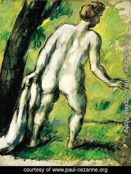 Paul Cezanne - Baigneur, vu de dos