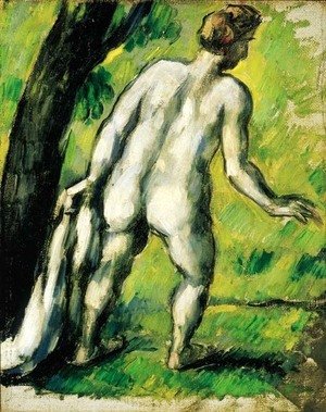 Paul Cezanne - Baigneur, vu de dos