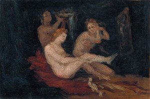 Paul Cezanne - Femmes s'habillant