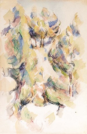 Paul Cezanne - Groupe d'arbres
