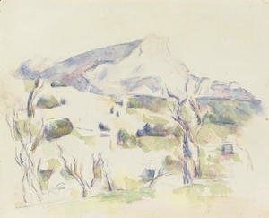 Paul Cezanne - La Montagne Sainte-Victoire vue des Lauves