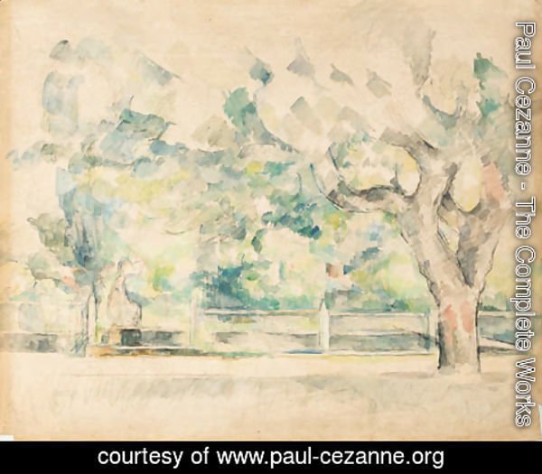 Paul Cezanne - Le Bassin du Jas de Bouffan