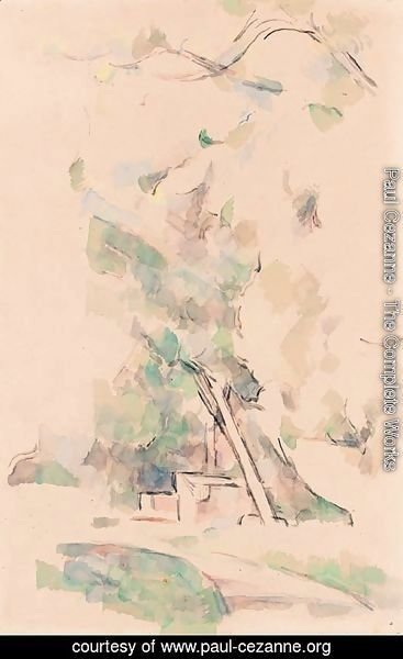 Paul Cezanne - Le puits dans le parc de Chateau Noir