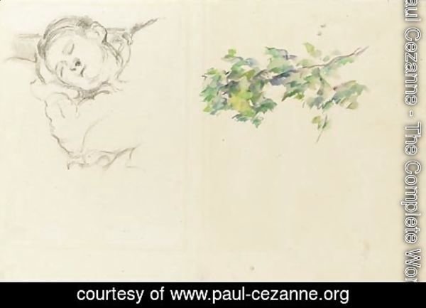 Paul Cezanne - Madame Cezanne (La dormeuse)