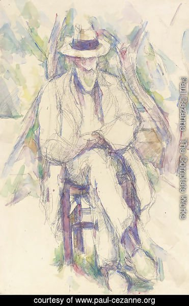Paul Cezanne - Portrait de Vallier