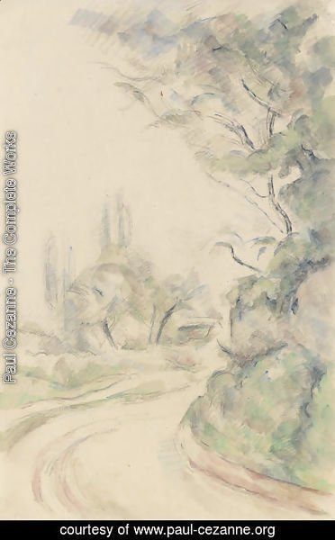 Paul Cezanne - Route tournante