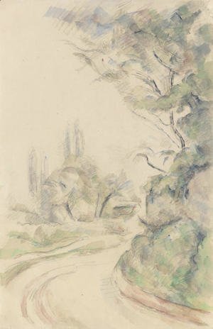 Paul Cezanne - Route tournante