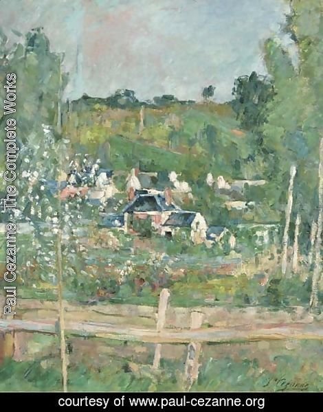 Paul Cezanne - Vue d'Auvers-sur-Oise