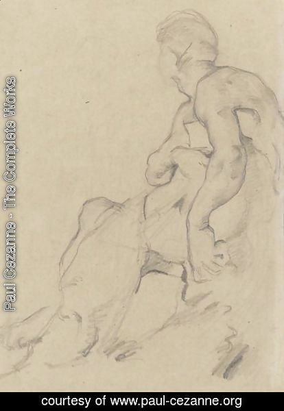 Paul Cezanne - Paysage Vaste Avec Maison