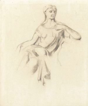 Paul Cezanne - Etude D'Une Figure D'Une Garniture De Cheminee