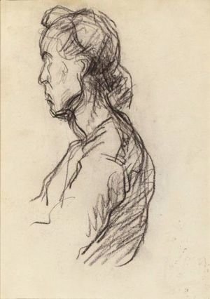 Paul Cezanne - Tete Et Epaules De Femme