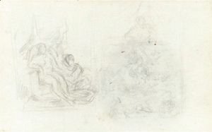Paul Cezanne - Branches And Etudes De Bathsheba Et L'Eternelle Feminine