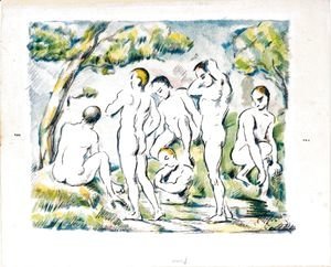 Paul Cezanne - Les Baigneurs