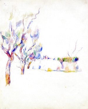 Paul Cezanne - Amandiers En Provence (Allee Du Jas De Bouffan)