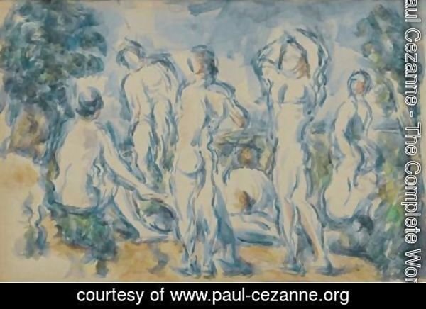 Paul Cezanne - Groupe De Baigneurs