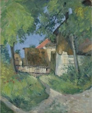 Paul Cezanne - Entree De Ferme, Rue Remy, A Auvers-Sur-Oise
