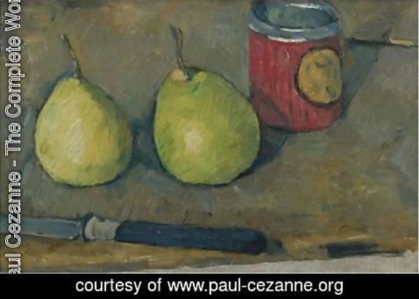 Paul Cezanne - Poires Et Couteau