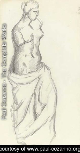 Paul Cezanne - D'apres l'Antique Venus de Milo
