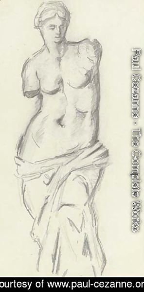 Paul Cezanne - D'apres l'antique Venus de Milo 2