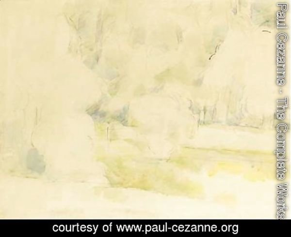 Paul Cezanne - Lisiere de foret