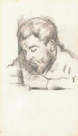 Paul Cezanne - Emile Zola lisant